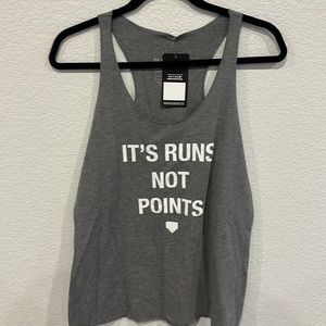 ROUTINE women’s baseball tank top size XL